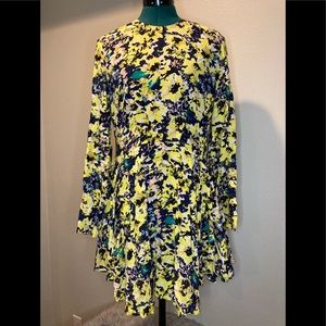H&M Yellow/Blue Dress
